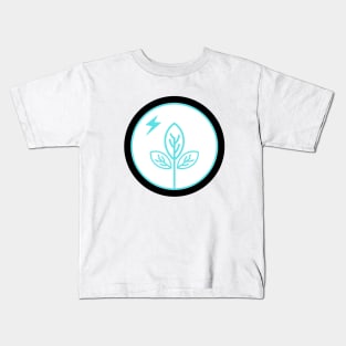 Eco Power Design - Apex Labs Design - (Left Side Bolt) Kids T-Shirt